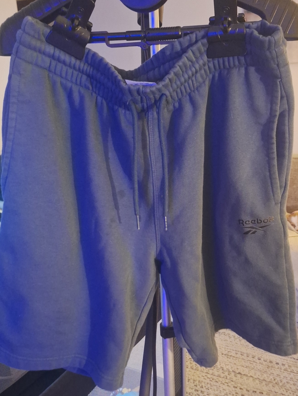 Reebok Men's Gray Athletic Drawstring Shorts